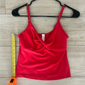 Athleta Bright Red Scoop Neck Camisole